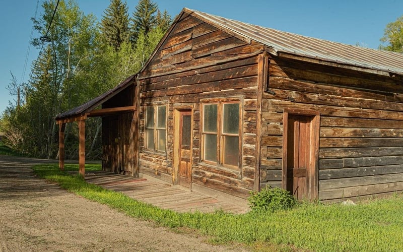 Front of original Clark Store. As seen from HWY 129