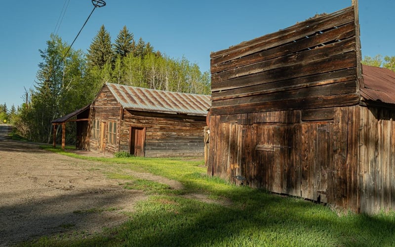 Back Smith Shop — as seen from HWY 129
