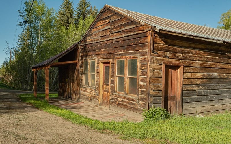 Front of original Clark Store — as seen from HWY 129